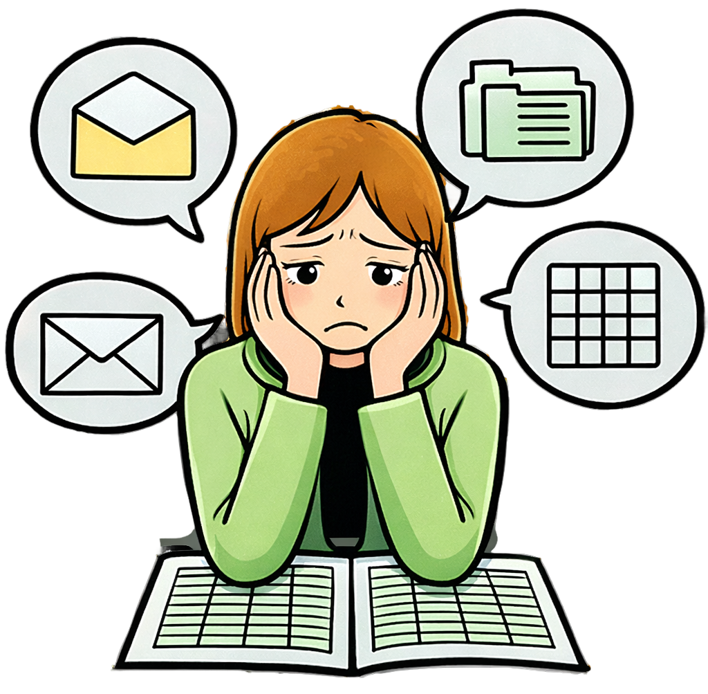 転記・集計の山