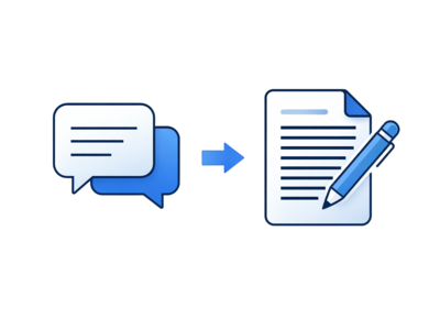 返信文の下書き作成