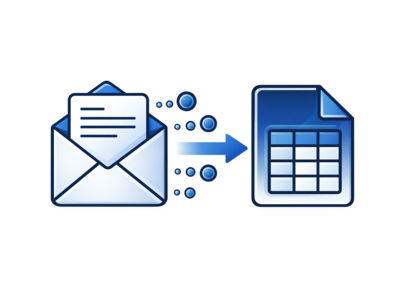 受信内容の要約と管理表への反映
